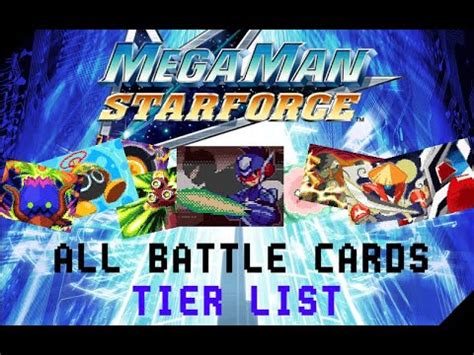 List of Mega Man Star Force Battle Cards .